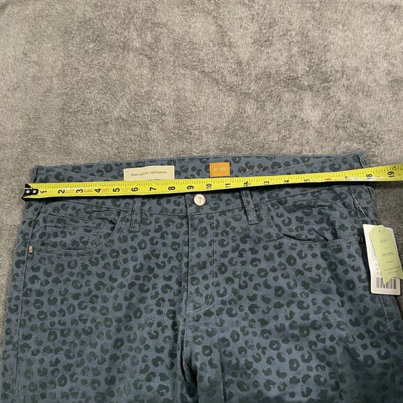 Anthropologie Pilcro and the Letterpress Fit/Stet Pants Size 32 Animal Velvet - Picture 6 of 14